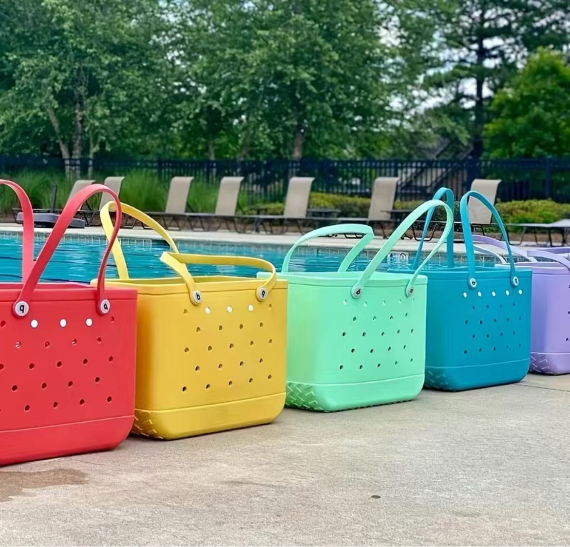 Rubber Beach Tote